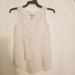 Kids white old navy blouse size S